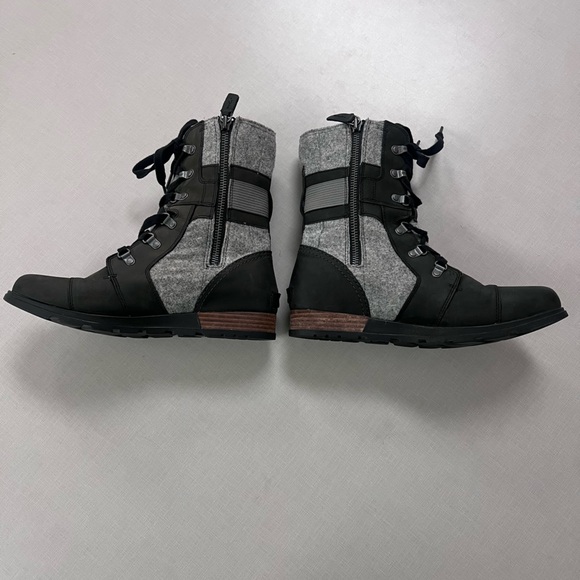 Sorel Black and Grey Major Carly Snow Boot - Picture 12 of 14